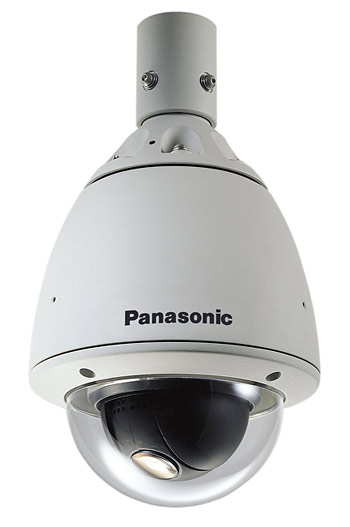 Современная высокоскоростная купольная видеокамера уличной установки Panasonic WV-CW860